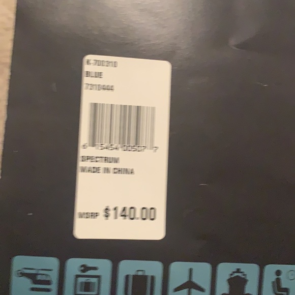 Brand New Nine West Blue Travel Bag Never Used With Original Tags! Vintage 15 yo - Picture 11 of 16